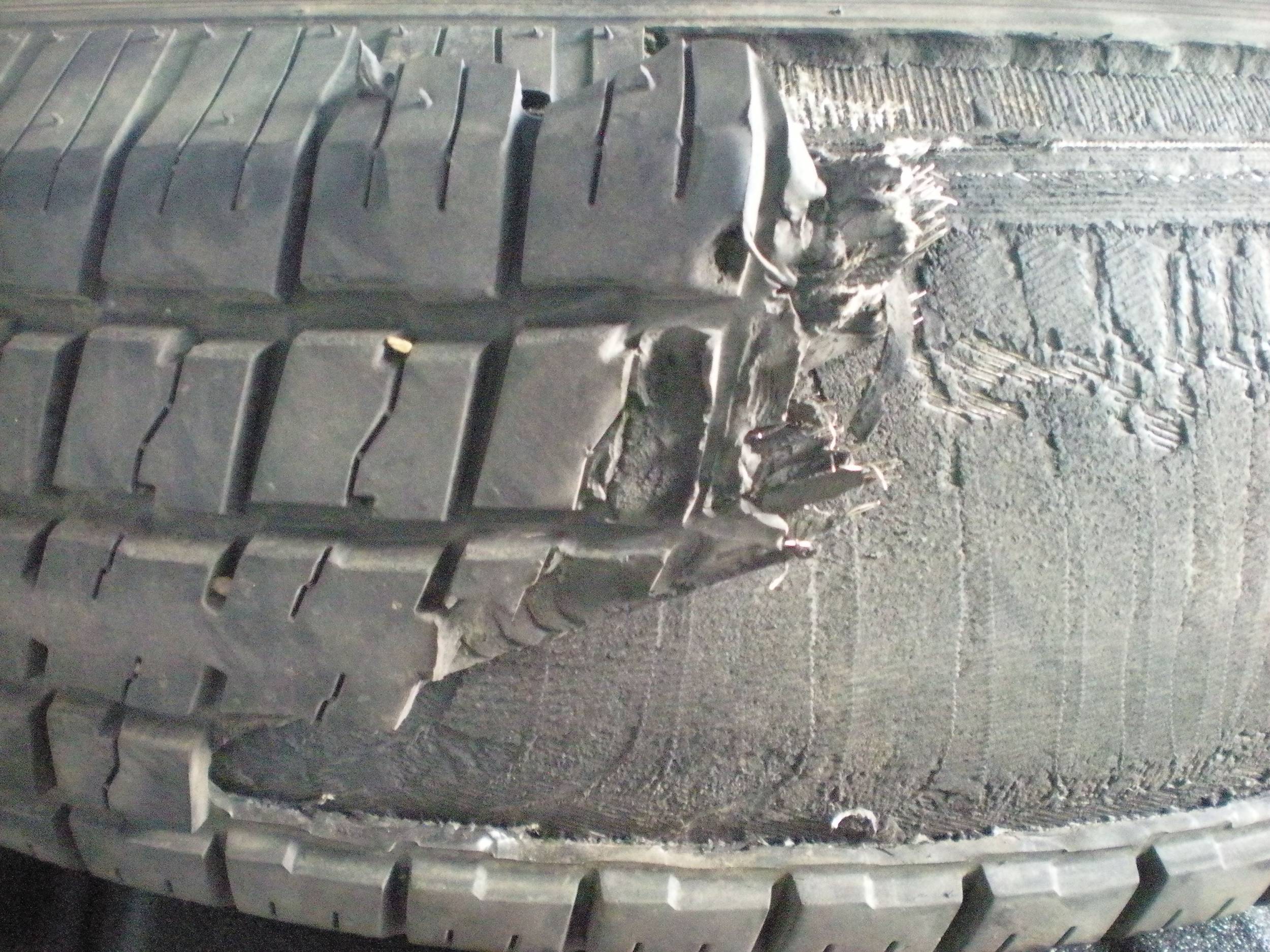 CastleRock tire failure