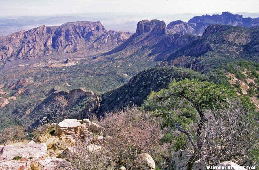 Chisos Basin from Emory Peak