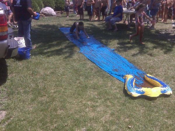 Choc slip n slide Huggybear