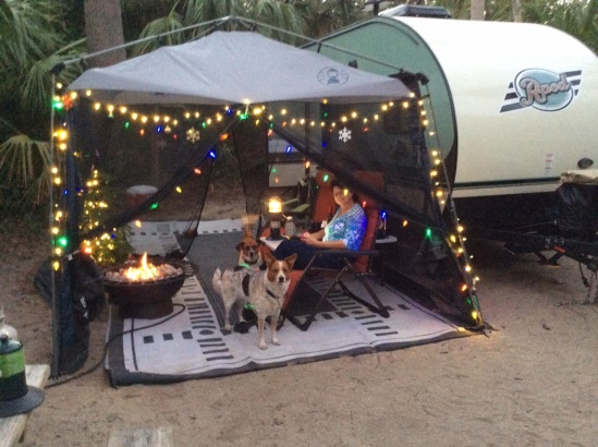 Christmas camping in Florida getting away from it all