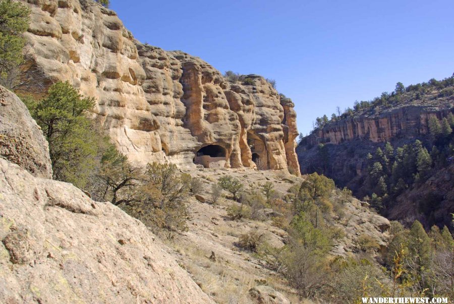 Cliffs and Caves near the Gila River