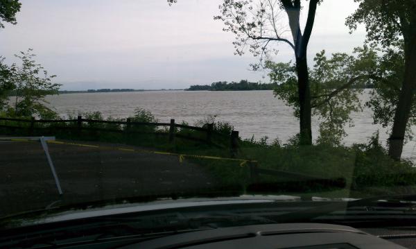 Closed Boat Ramp do to high water