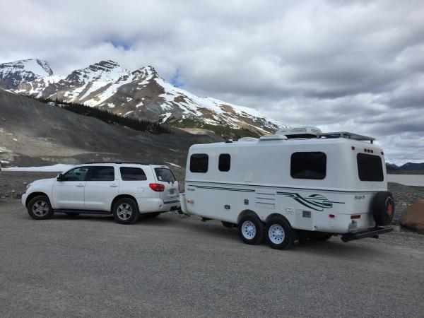 Columbia ice field.