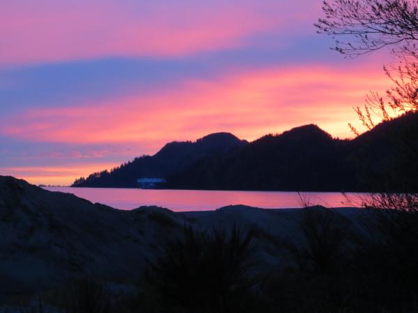 Columbia River at Skamokawa (25) This from our 'sunset collection' looking west toward the mouth of the Columbia.