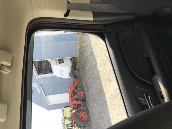 Coming out of the storage barns at the fairgrounds