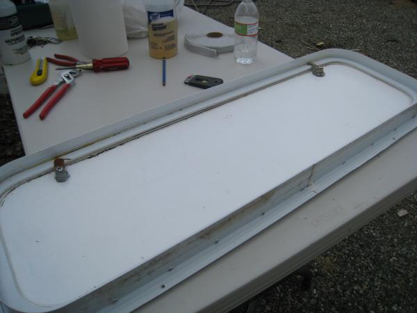 Compartment door frame