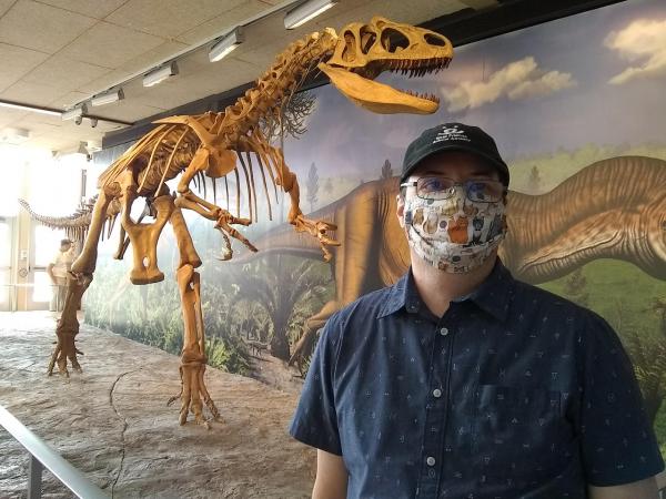 Complete skeleton display inside the Quarry Hall - Dinosaur National Monument, Jensen, UT