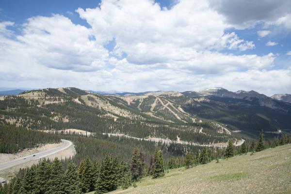 Continental divide looking east