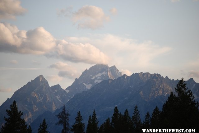 cool weather with Mt Moran