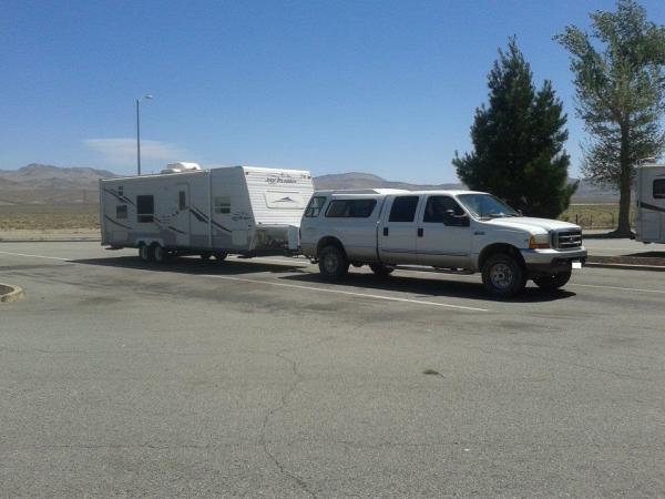 Coso Junction rest area.