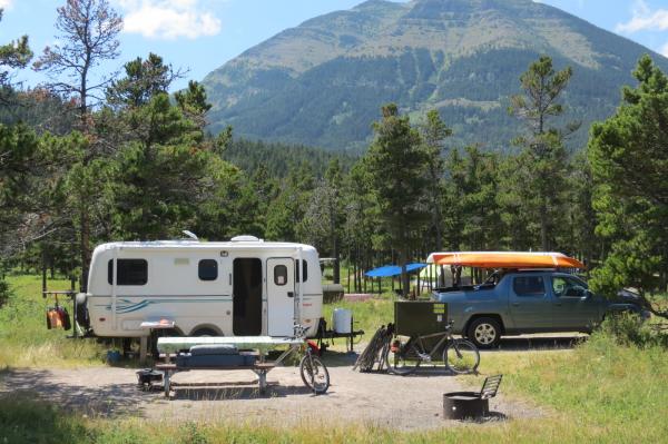 Crandell Campground in Waterton Lakes National Park