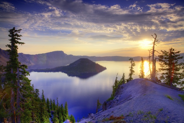 Crater Lake Sunrise