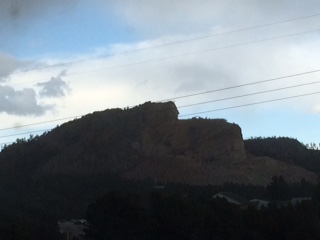 Crazy Horse.  It rained when we got out of the truck, so this is best picture I have