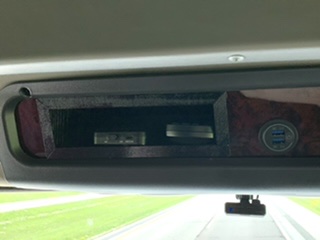 Custom box in place of removed CB radio