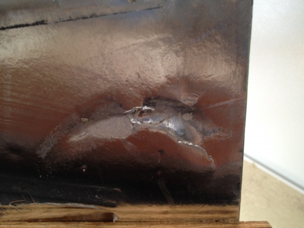 Damage to refrigerator.