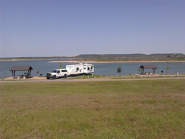 Dana Peaks Park at Stillhouse Hollow Lake, near Killeen TX. I stayed there for a total of 31 days.
For a Army Cor Of Engineers park, this place was ni