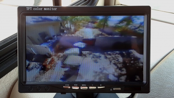 Dark & blurry image on Padarsey 7" Backup Camera Monitor