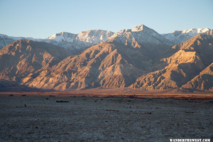 Dawn over the Inyo Range