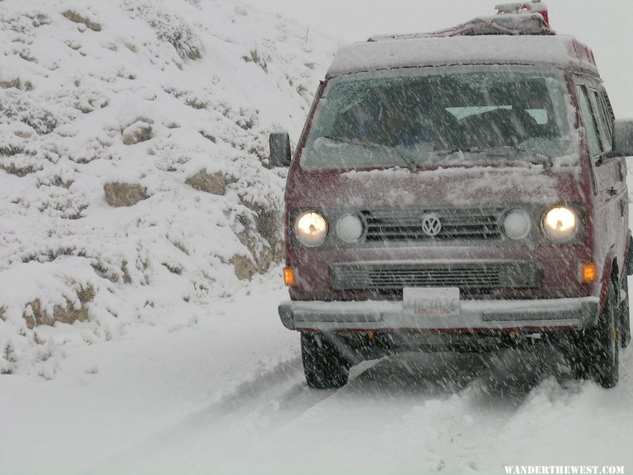 Death Valley Snow