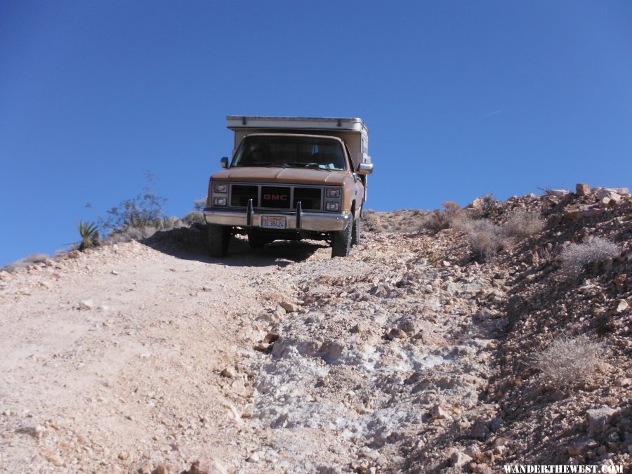 Descending the road fron the Toltec.