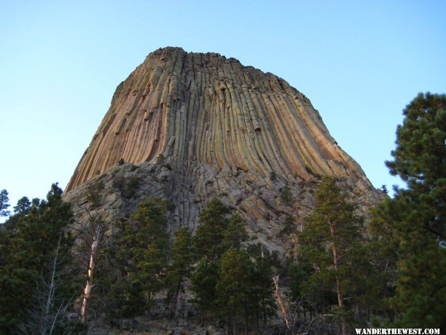 Devils Tower at Sunset