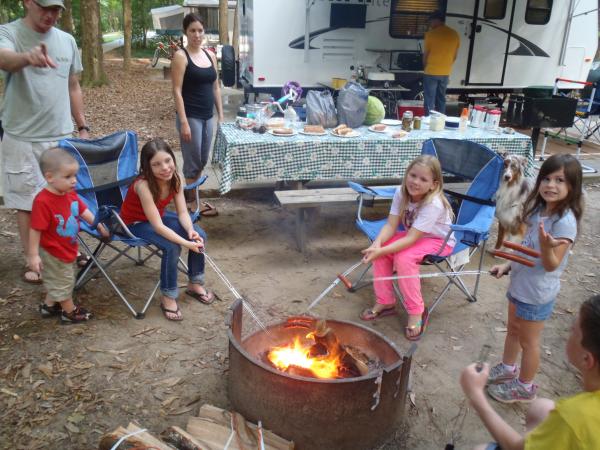 dinner! - Florida Caverns SP - Memorial Day wkd