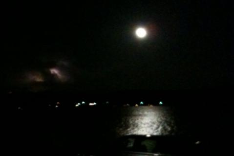 Distant Storm over Lake Keowee