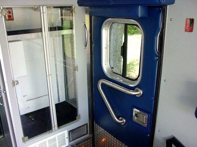 Door handrail ambulance