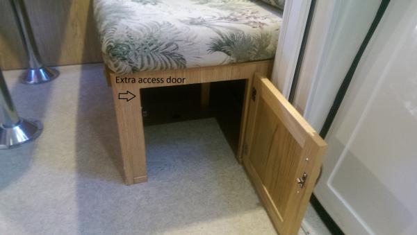 Door in Bench