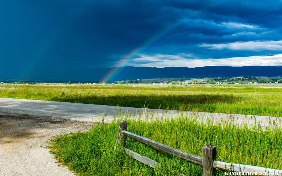 Double Rainbow over Bitterroot Valley