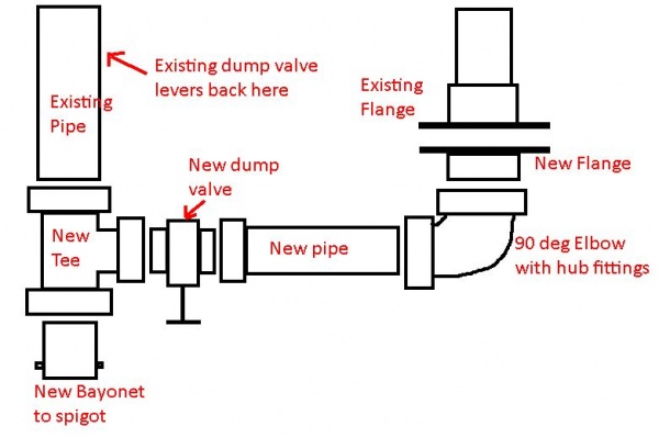 drain connection drawing