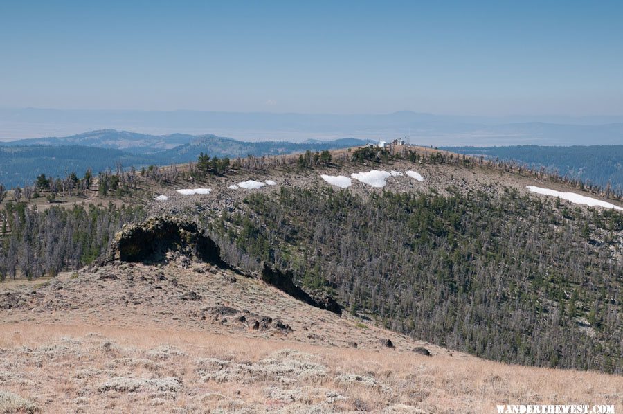 Drake Peak Lookout from Light Peak