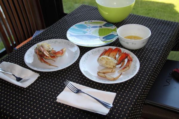 Dungenous Crab Anniversary Dinner