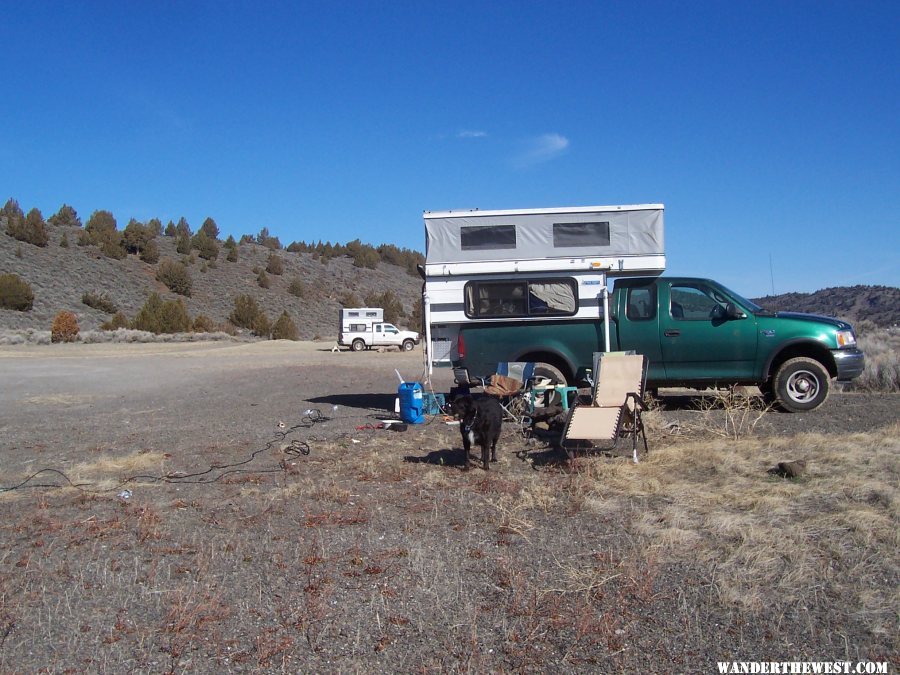 Eagle Lake "BpB' picture with mark BC hidding behind his rig