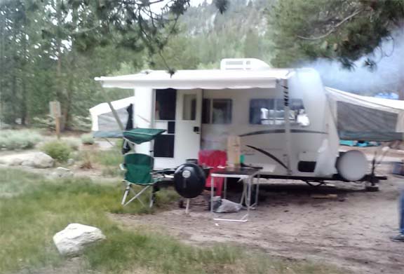 East Fork Rock Creek Campground. Eastern Sierra Nevada mountains. July 2014