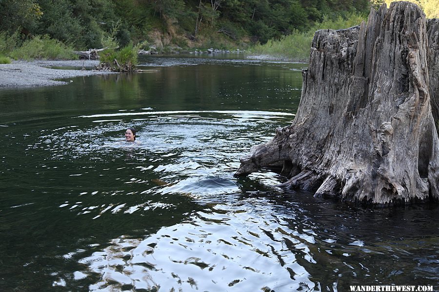 Eel River near access from Gould Grove