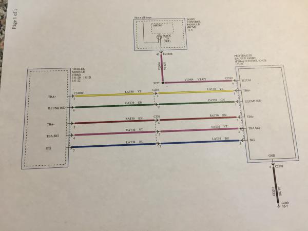 ELECTRICAL   FORD Towing circuit   5