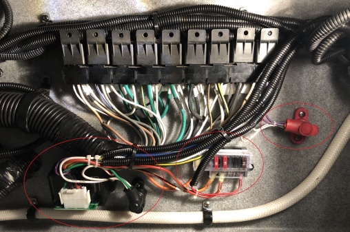 Electronic Water Pump Controller, Fuse Block and Terminals