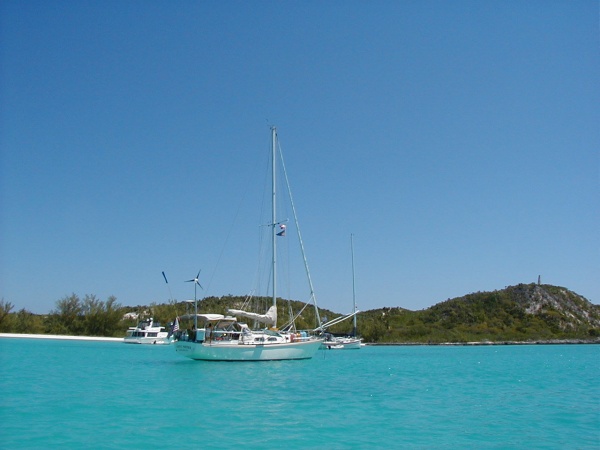 Elizabeth Harbour, Great Exuma, Bahamas.