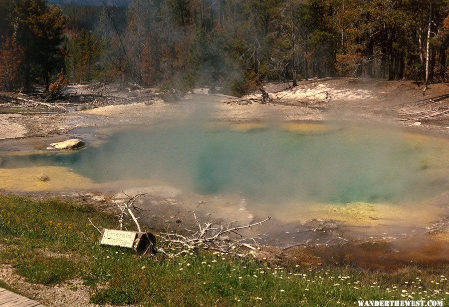 Emerald Spring in Norris Basin