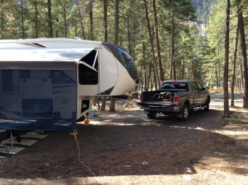 Enjoying life by the samilkamean River in Pickard forestry campground