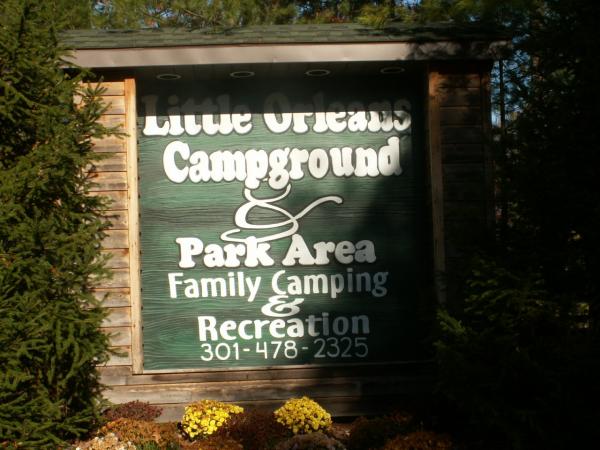 Entrance to Little Orleans Campground