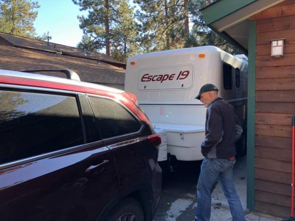 Escape 19 is a dream to back down driveway into spot.