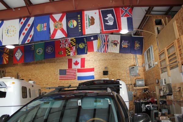 ETI's famous Wall of Flags