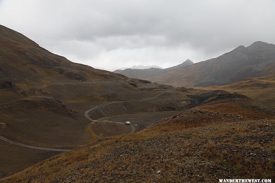 Eureka Gulch in the rain