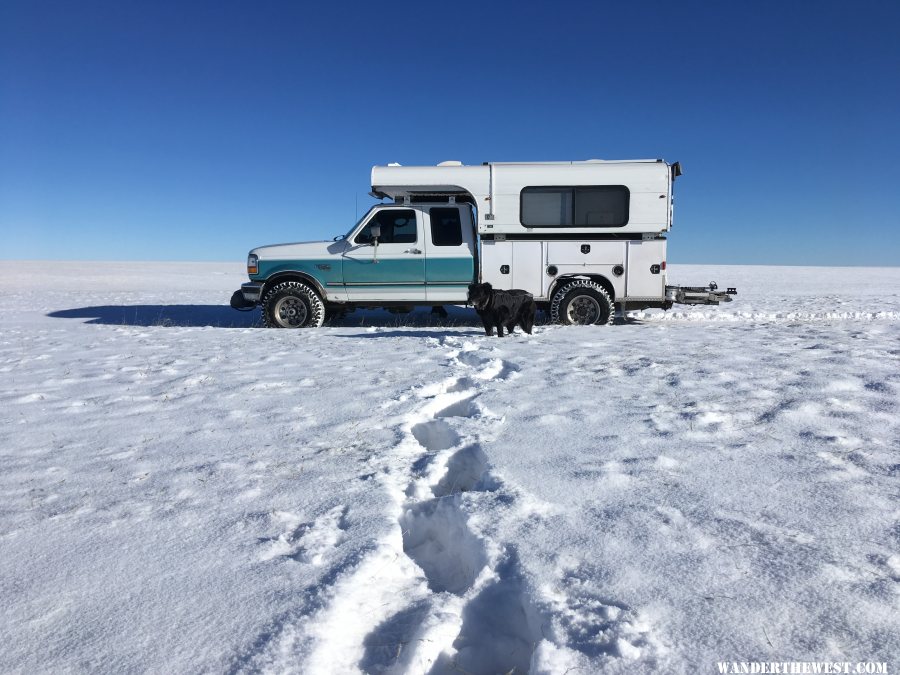 Exploring the frozen landscape of New Mexico