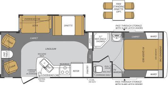 F271RLX
Length = 29'5"
Ship Weight = 7,575lbs
GVWR = 11,340lbs
Cargo Capacity = 3,706