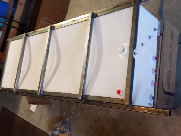 Fabbing mounts for Jayco 51 gallon FW Tank