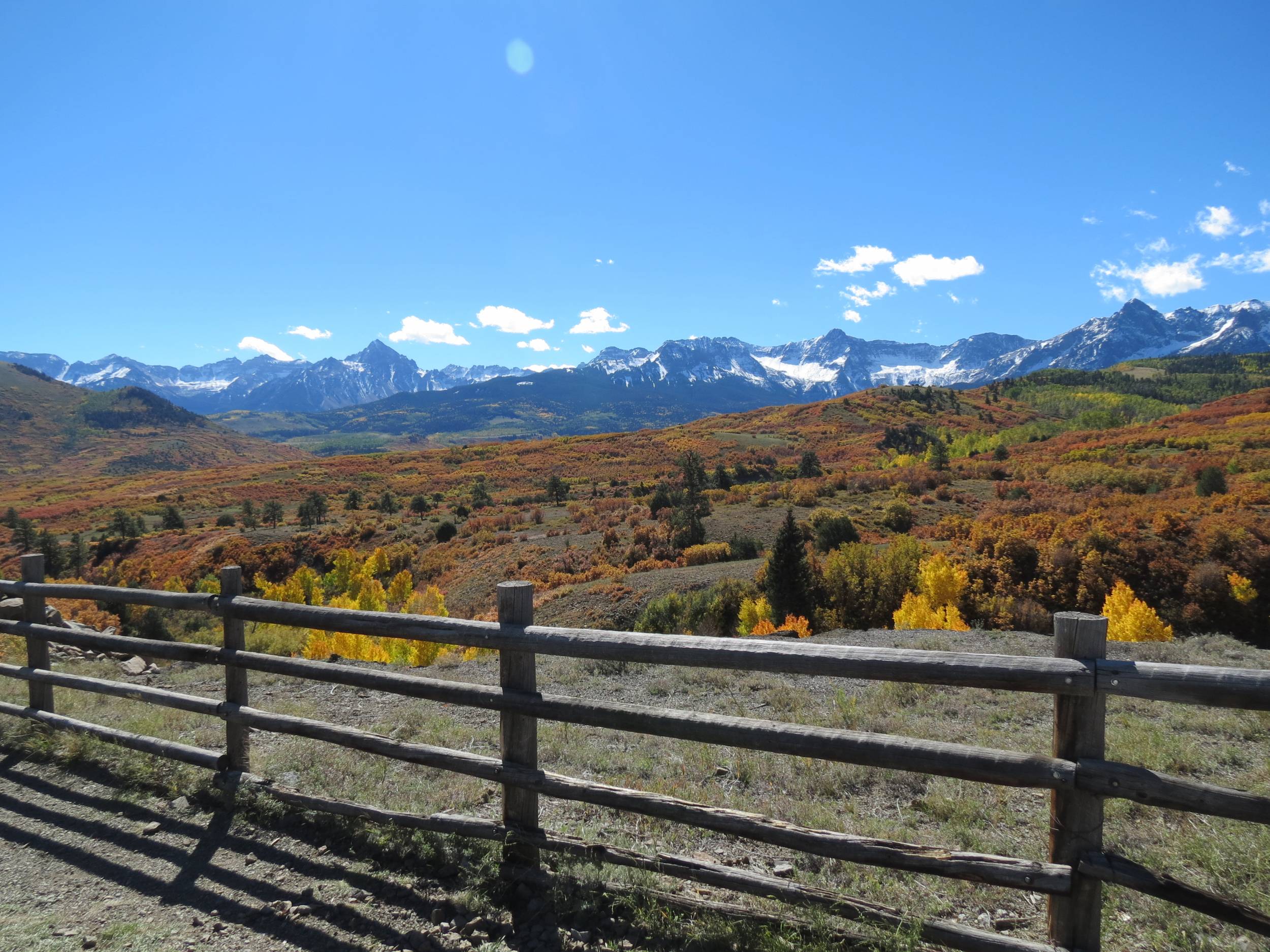 Fall Color Fence