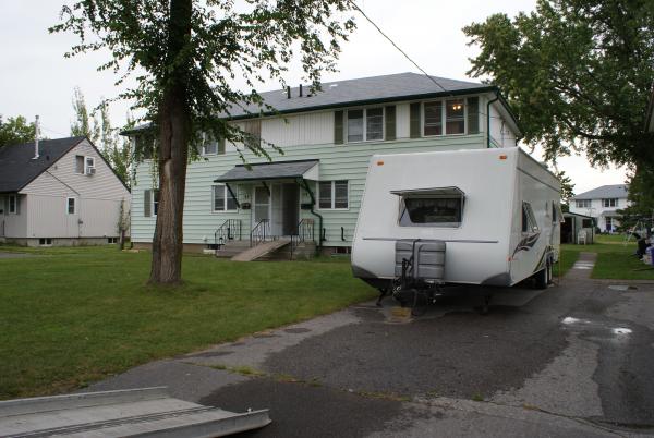 few days before our move. Trenton, Ontario to Greenwood, Nova Scotia